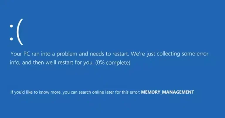 BSOD-Memory-Management