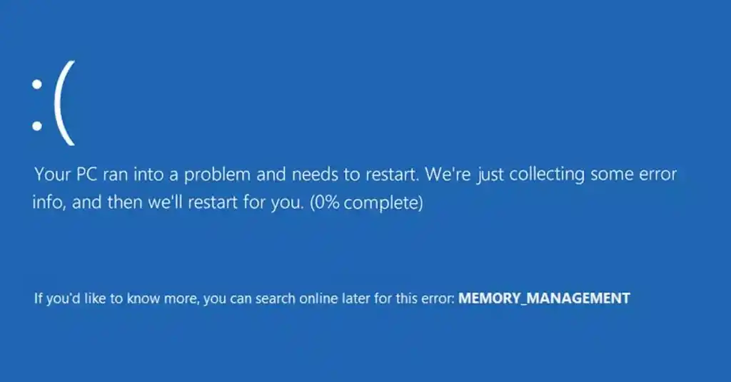 BSOD-Memory-Management