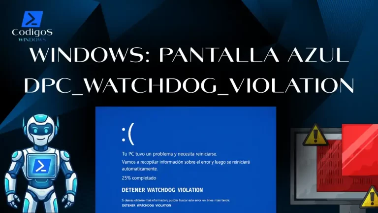 DPC_WATCHDOG_VIOLATION Windows