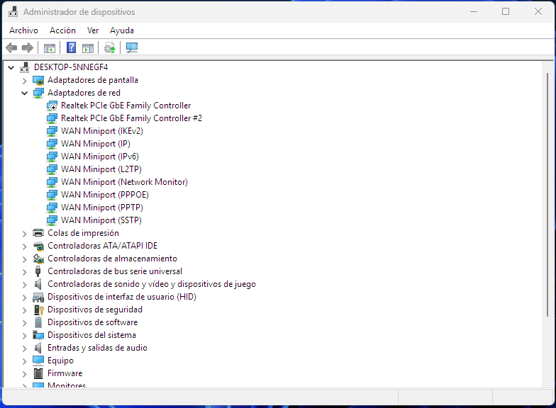 Administrador de dispositivos. Actualizar Tarjeta Grafica, Controladores de almacenamiento y chip placa base