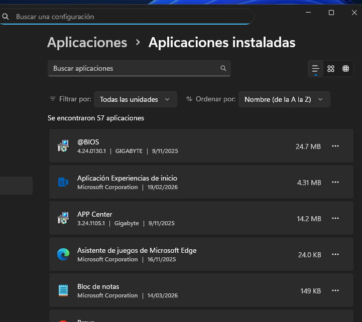 Desinstala las aplicaciones recientemente instaladas